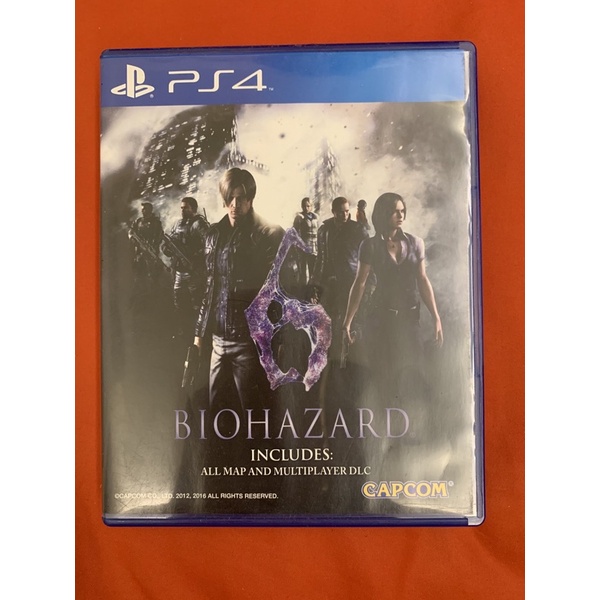 PS4 - Biohazard 6惡靈古堡6 二手遊戲片