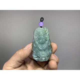 【福寶藝品】精選天然緬甸玉翡翠A貨【神龍護主】水頭好 玉質細膩 冰潤滿綠 玉墜 玉珮 掛件 吊墜 緬甸玉雕件 K73