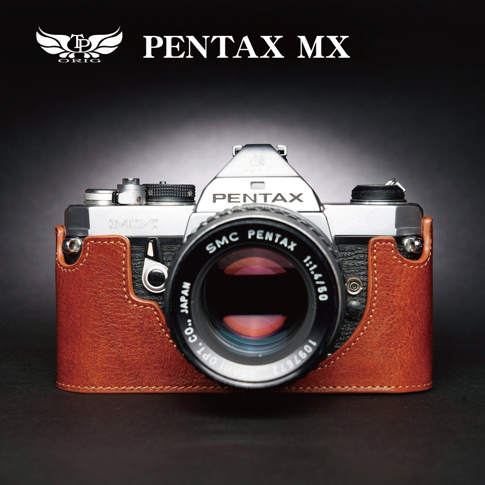 小馨小舖【TP 適用於 PENTAX MX 真皮相機底座】相機皮套 相機包
