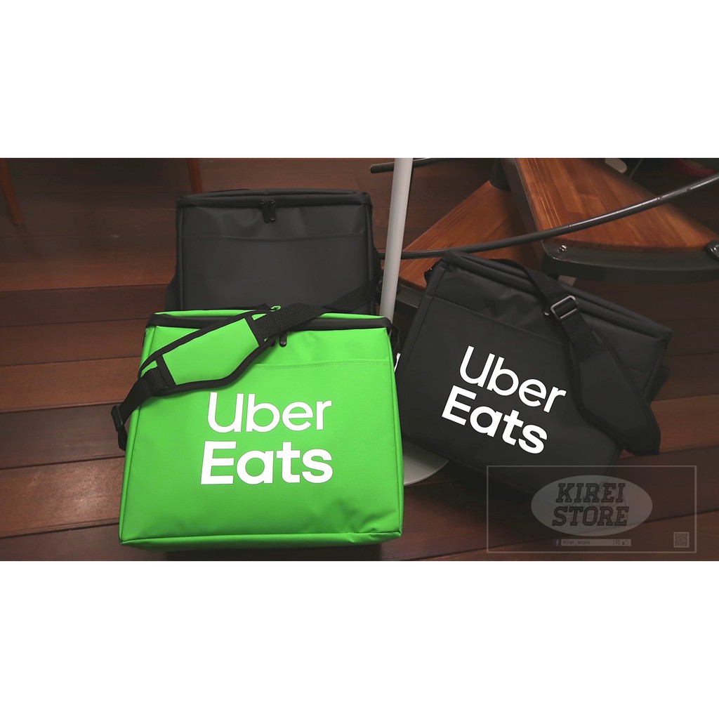 [正版小包] uber eats 小包 ubereats 正版公司貨 綠色小包 黑色小包 外送  杯架 英國官網 提袋