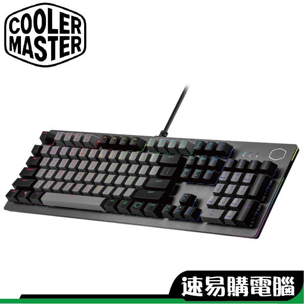 Cooler Master酷碼 CK352 有線 中文 LC機械軸 RGB 雙色鍵帽 機械式鍵盤