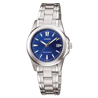 【CASIO】卡西歐 典雅新貴時尚腕錶-羅馬藍 LTP-1215A-2A2 台灣卡西歐保固一年