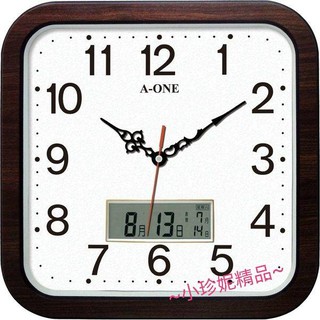 ~小珍妮精品~ 台灣製造 A-ONE 雙顯時鐘 掛鐘 12吋靜音 農曆 國曆 日期 星期 顯示 靜音機芯 TG0229