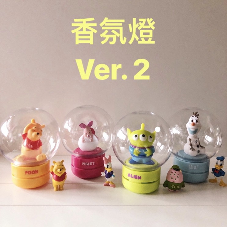 現貨 售完不補 Xd06 10x10 Disney 迪士尼香氛小夜燈香氛燈三眼怪小豬雪寶維尼香氛燈 蝦皮購物