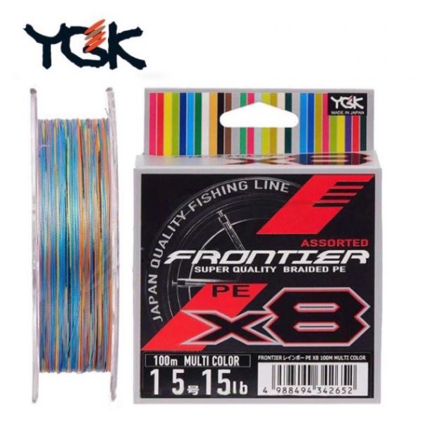 🌊沖繩釣具🌊YGK FRONTIER 8股 X8  PE線 路亞 根魚 磯釣 前打 船釣 岸拋 100米 D.001