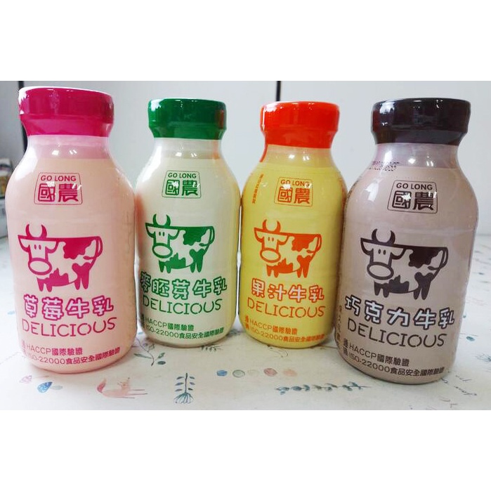 早餐飲品 國農果汁牛乳PP瓶215ml(效期:2024/12/11)市價25元特價19元