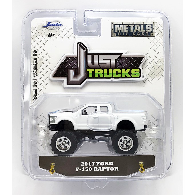 【秉田屋】現貨 Jada Toys Ford 福特 F-150 Raptor 2017 大腳車 貨卡 皮卡 白 1/64