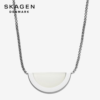 【SKAGEN】 Sea Glass 幸運滿載半圓型墜鍊 SKJ1089040