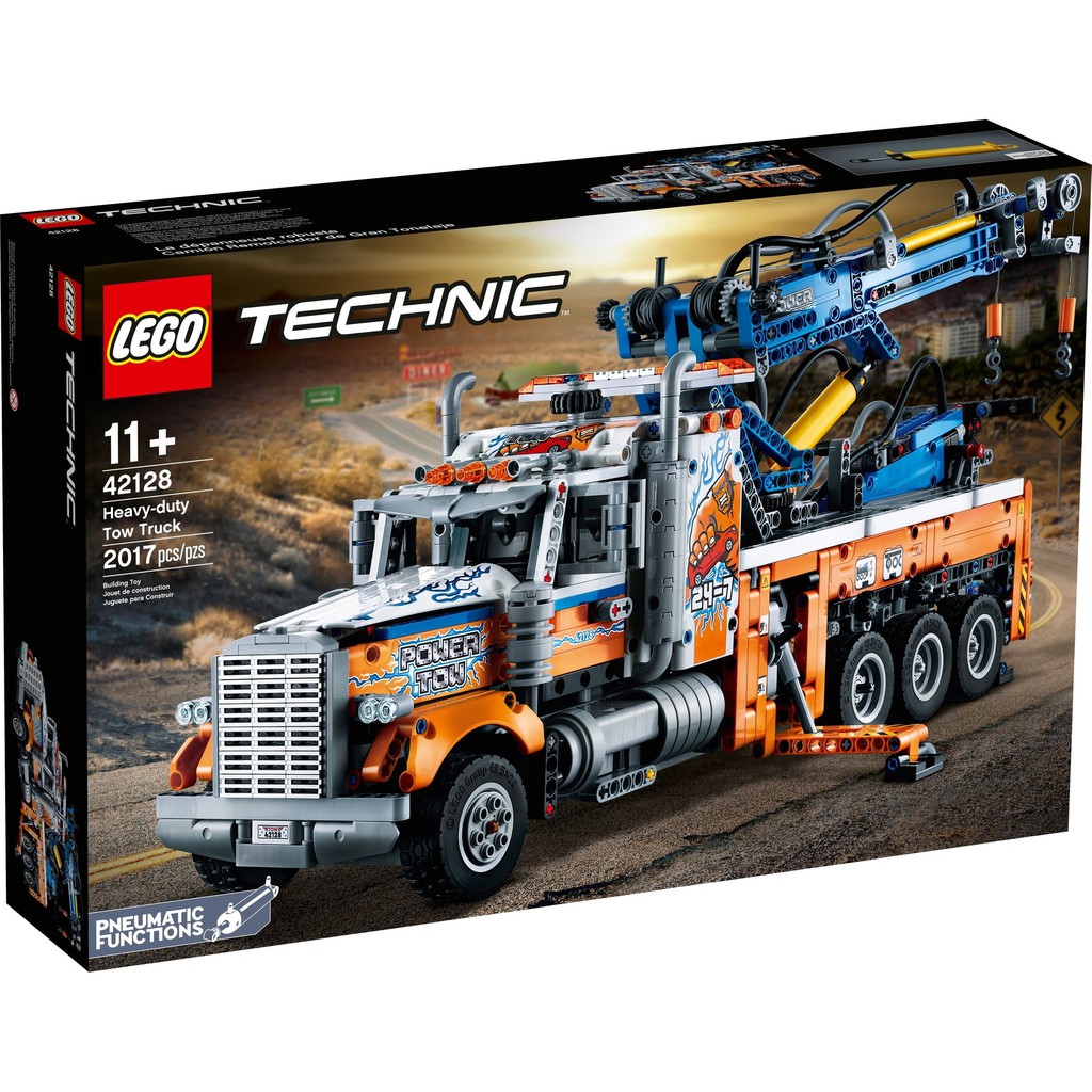 盒況普通 [大王機器人] 樂高 LEGO 42128 科技系列 重型拖吊車