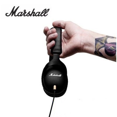 【傑夫樂器行】 英國 Marshall Monitor （經典黑）監聽級耳機/封閉全罩式有線耳機/耳罩式