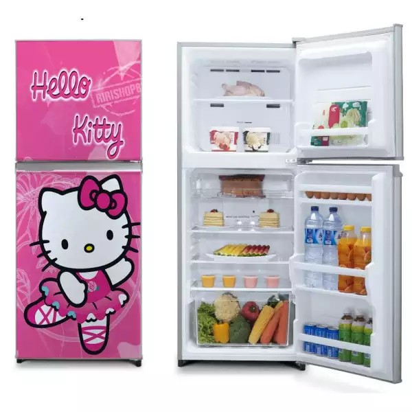 Hello Kitty 芭蕾舞 2 門冰箱貼