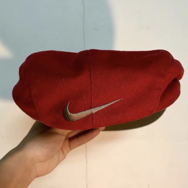 (已保留請勿下單)Nike 小偷帽 紅色 帽子 古著