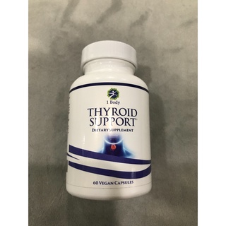 現貨『美國精選』1body Thyroid Support 甲狀腺機能保健 綜合配方 60顆素食膠囊