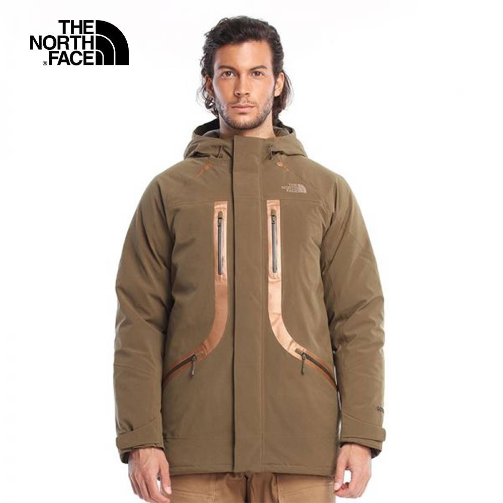 The North Face APEX FLEX GTX DOWN 男 保暖羽絨外套 卡其 NF0A3L8R2WU