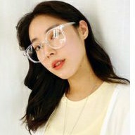 韓國製透明水牛角眼鏡