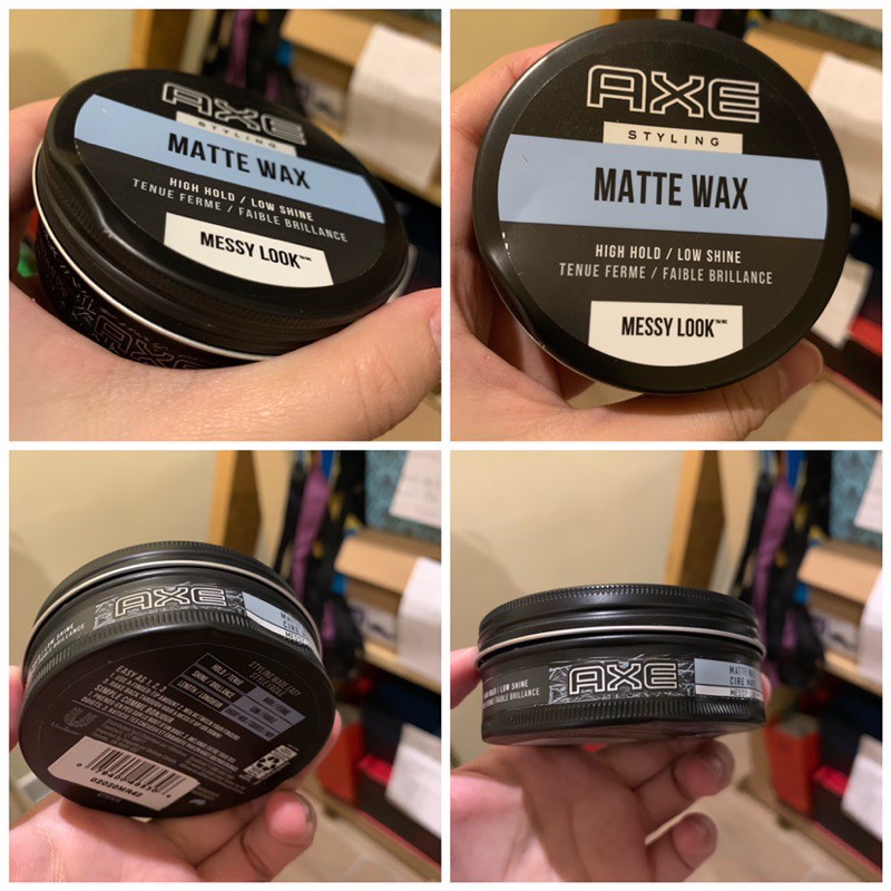 爆米花羊羊 現貨在台 Axe 戰斧wax 男生髮蠟造型品髮膠男士髮品時尚凌亂俐落刺蝟頭型男 蝦皮購物