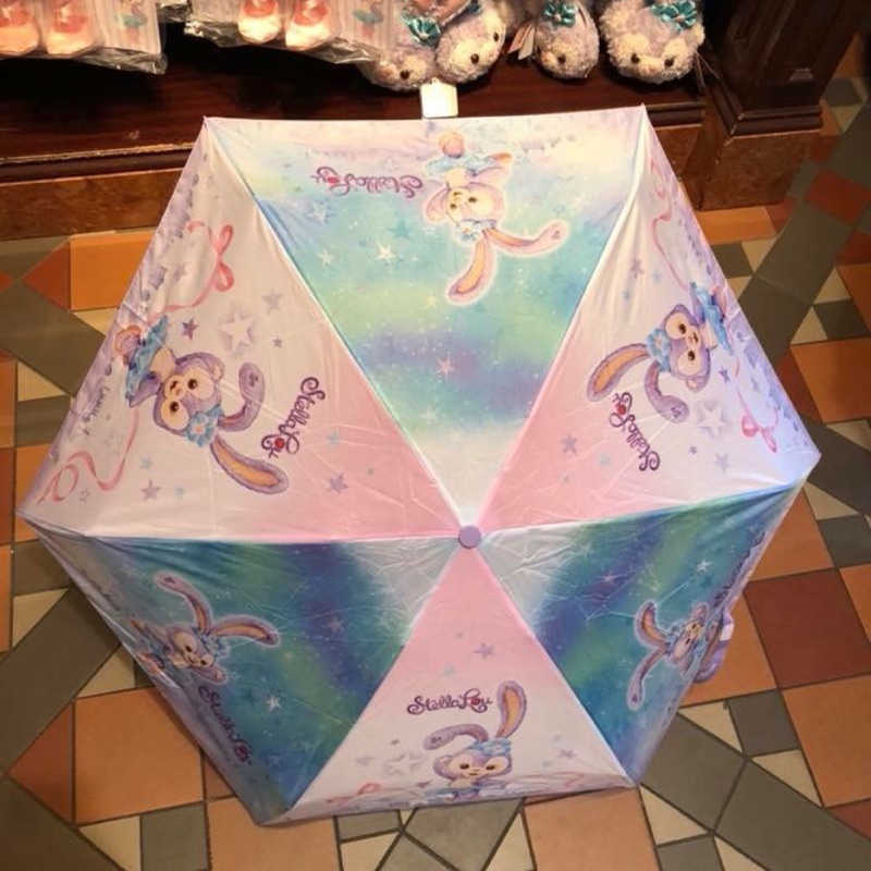 香港迪士尼 代購 雨傘  史黛拉/達菲畫家貓