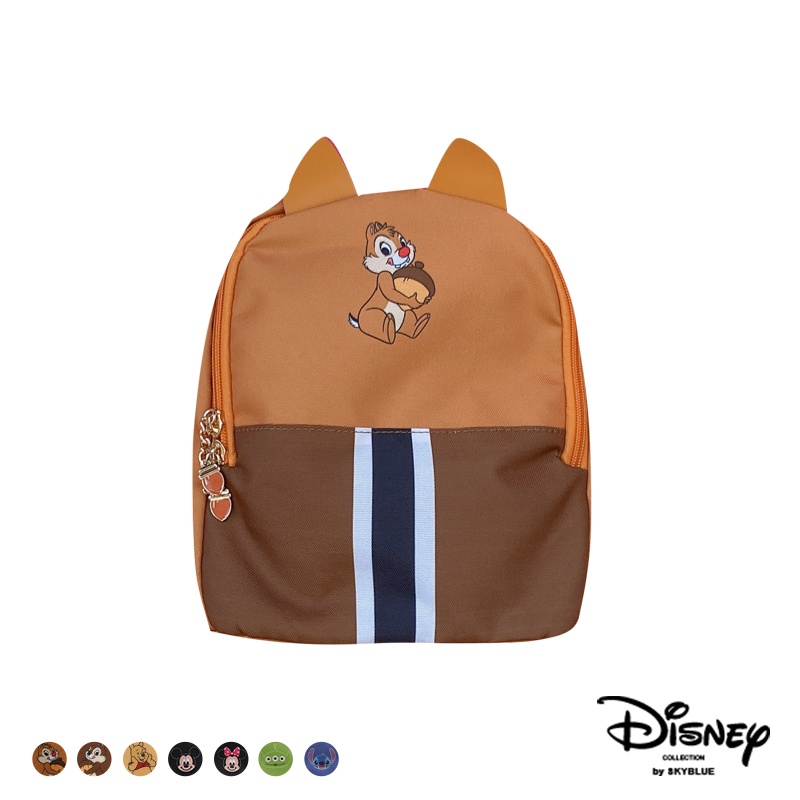 天藍小舖-迪士尼系列可愛人物配色帆布兒童後背包-共7色-A12122090