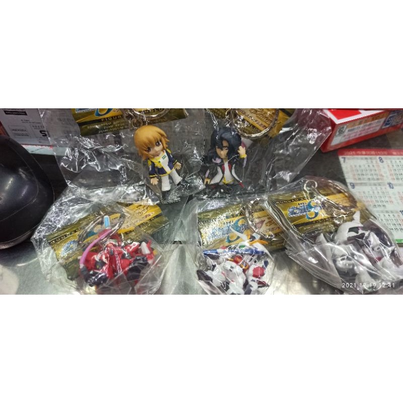 萬普 日版 鋼彈SEED  鑰匙圈 5款一組出售