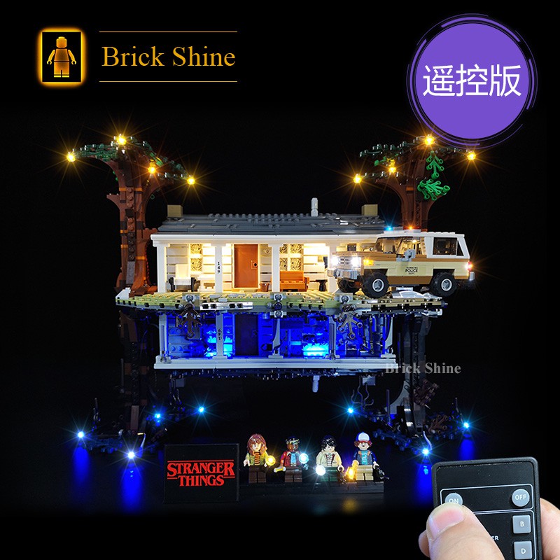 現貨【BRICK SHINE】【燈組】無主體 適用 樂高 LEGO 75810 怪奇物語-顛倒世界   BS燈組