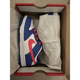 NIKE dunk bright crimson and game royal 10c 16cm 小童款