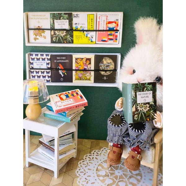 🍒全新現貨 袖珍書 1/12書本 1：6故事書 袖珍書架 ob11 ob24 Blythe 森林家族 野蠻寶貝 迷你書本