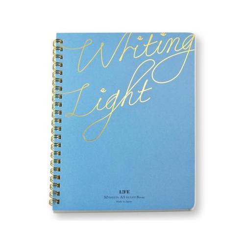 日本LiFE N Lighting Light 線圈筆記本/ A5/藍   eslite誠品