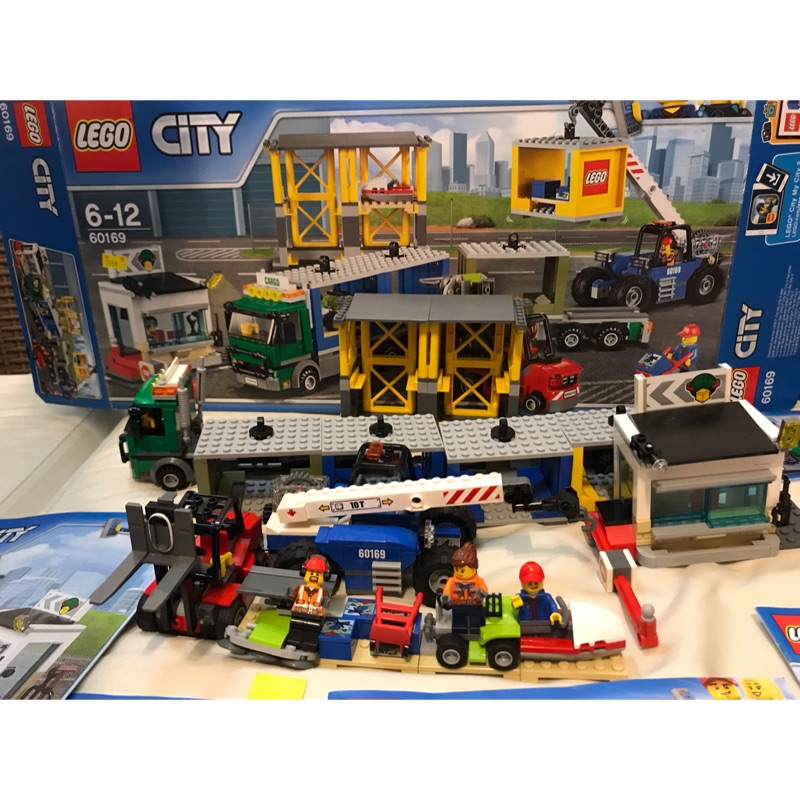 Lego City 60169 樂高城市系列 貨運站 已拼附盒說明書