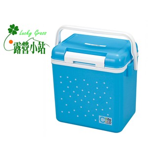 露營小站~出清品【UE-60】日本鹿牌CAPTAIN STAG 鹿牌CoCoLife保冰箱 保冰桶-8L藍