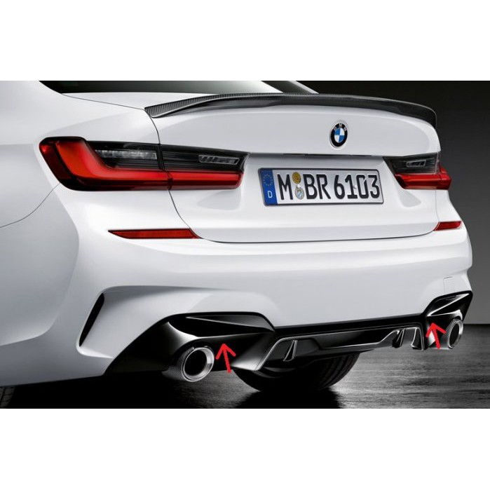 宗蒼歐系改裝 - BMW G20 G21 M Performance 原廠 後下飾板 後保桿 後下巴 後下擾流 飾板