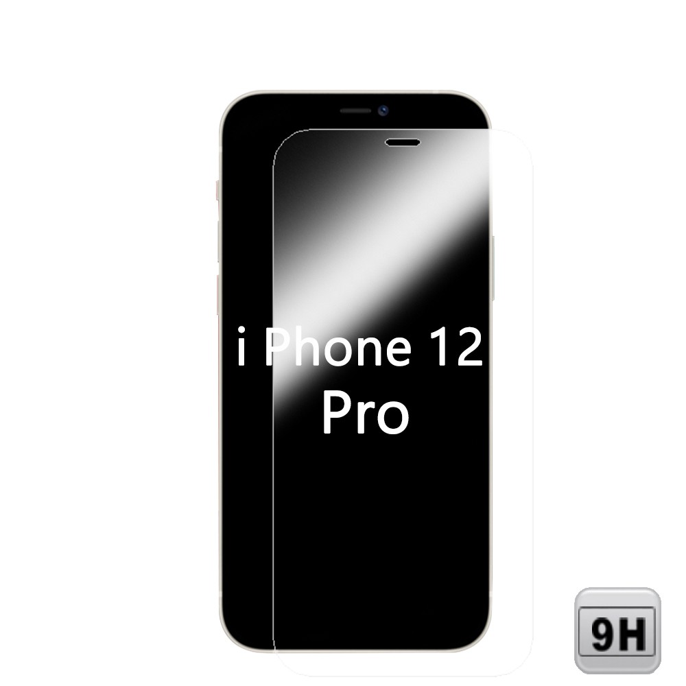 APPLE IPhone 12 Pro 6.1吋 鏡面鋼化玻璃膜 電鍍防指紋 疏水疏油 厚膠 143x67mm