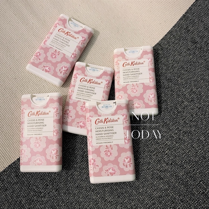 現貨/英國代購 Cath Kidston 噴霧式乾洗手 Hand Sanitiser 倫敦 英國 粉花 玫瑰 黑醋栗