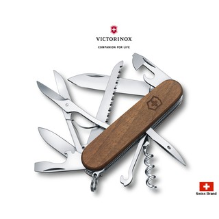 Victorinox瑞士維氏核桃木系列91mm獵人Huntsman,13用瑞士刀【1.3711.63】