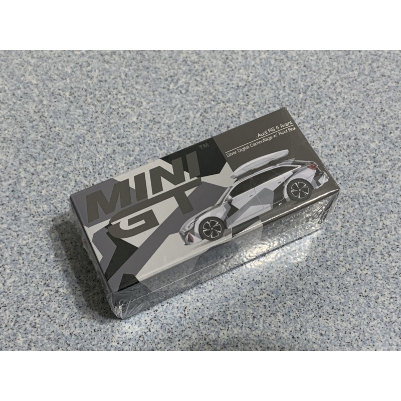 (三重現貨）Mini GT Audi RS6 Avant Silver Digital Camouflage
