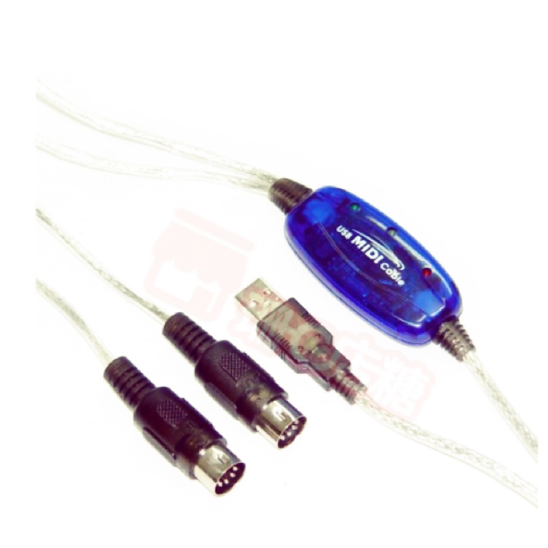 USB MIDI線 MIDI連接線 音樂編輯線 傳輸線 Cable 鍵盤線 界面 作曲 轉接線 音源線