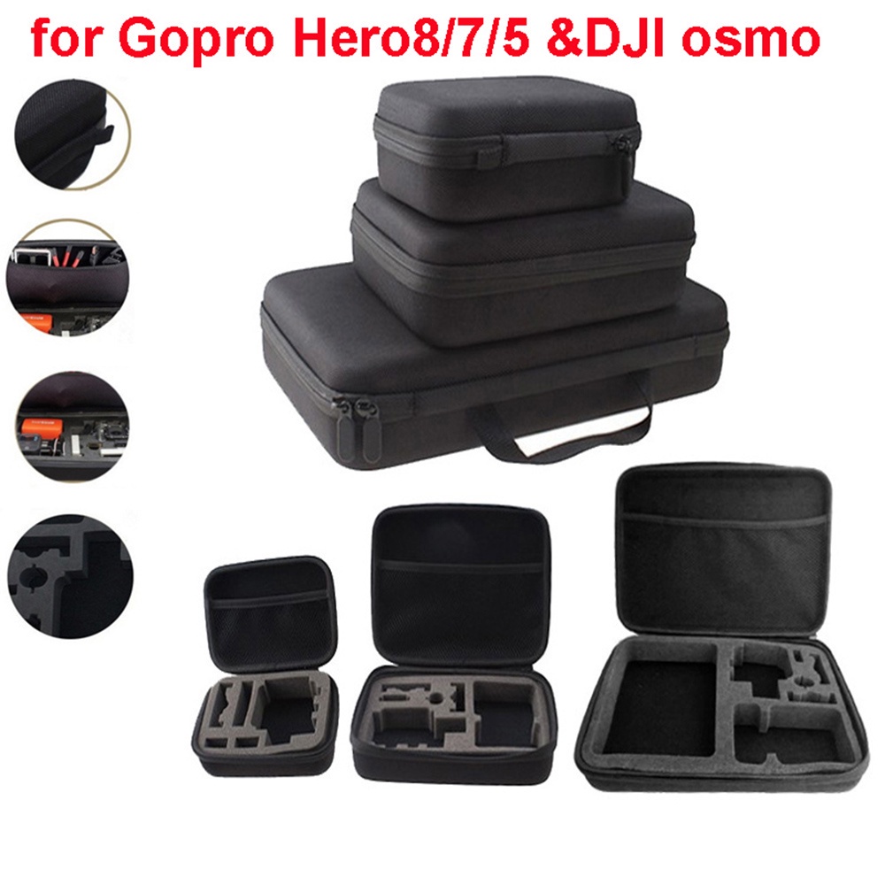 [現貨] Gopro Hero 8/7/5 大疆 OSMO便攜包運動相機配件防震收納包