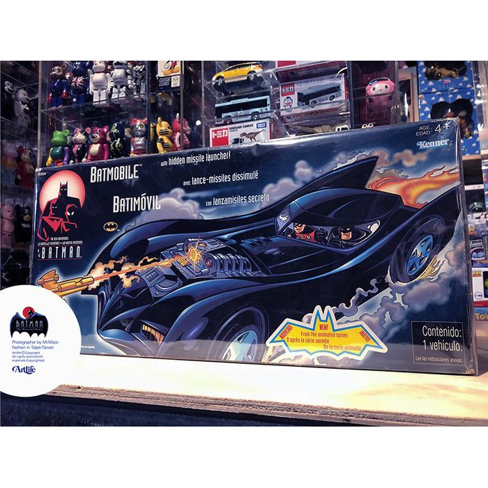 Artlife ㊁ DC KENNER 1998 Batman Animated Batmobile 蝙蝠俠 經典蝙蝠車