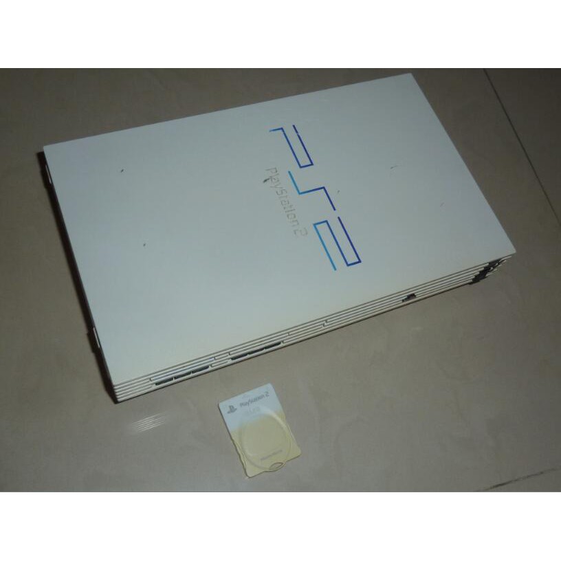 PS2 SONY SCPH-55007 GT 附記憶卡 無原廠震動手把 AV線 電源線