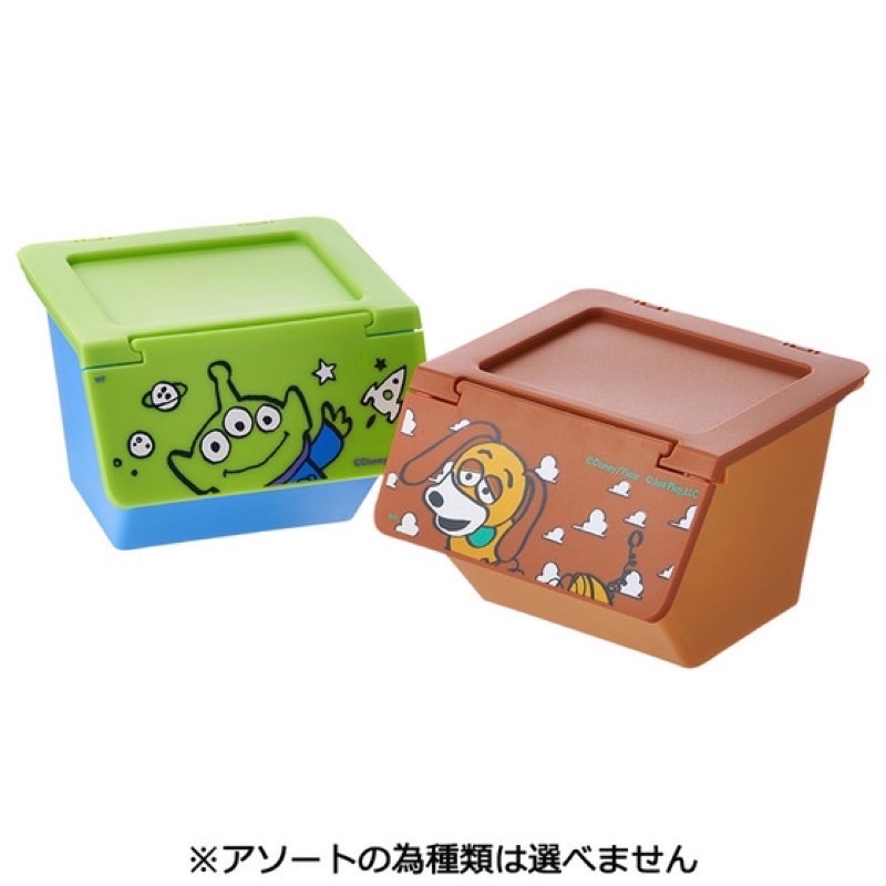 「現貨」玩具總動員 彈簧狗巴斯 豬排博士三眼怪 限量 收納盒 可以裝餅乾小物盒置物盒鉛筆盒 疊疊樂 日本空運帶回