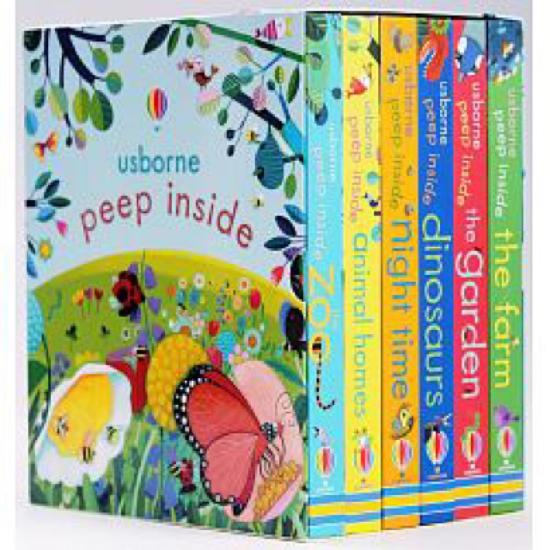 （現貨）Peep Inside 6 Book Slipcase《偷偷看一下》遊戲書套書