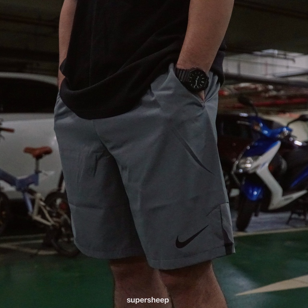 Nike Dri-FIT Flex  透氣 運動 短褲 灰 DM6618-084
