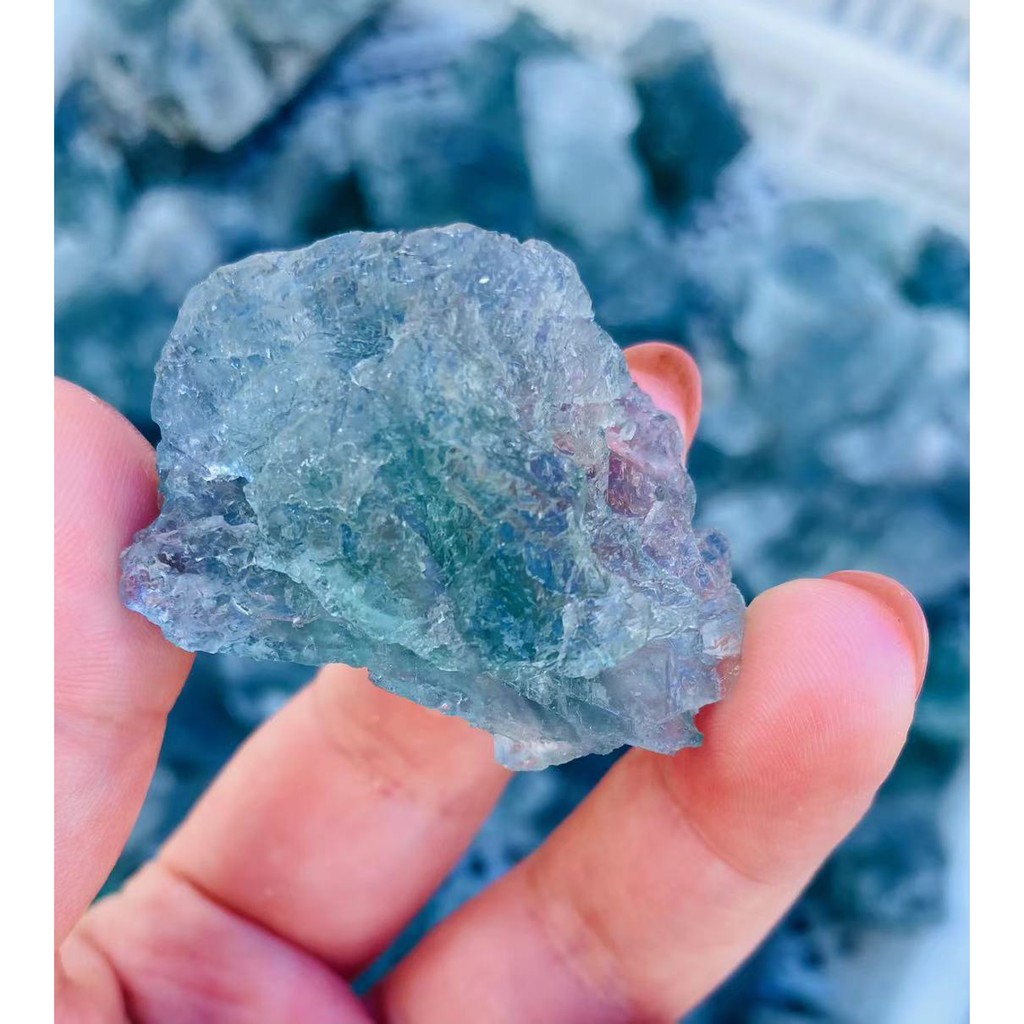湖南天然涅槃蓝萤石 蝦皮購物