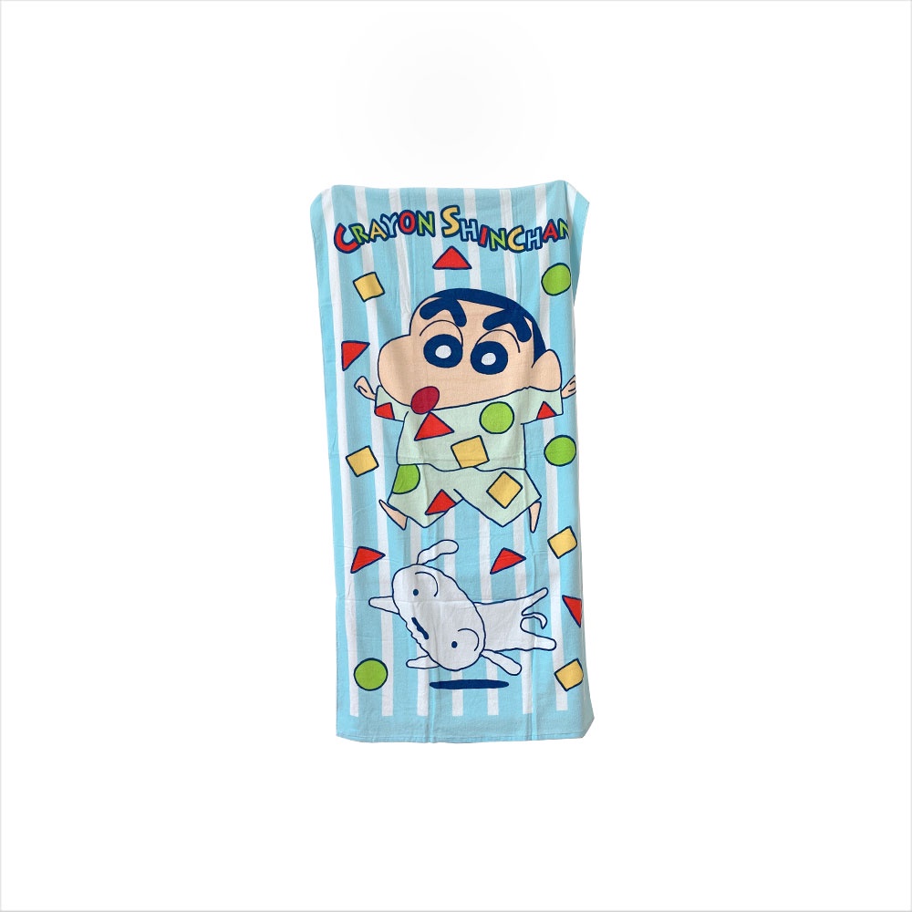 天藍小舖-蠟筆小新睡衣派對浴巾-單1款-A11111557