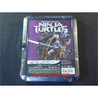 [藍光先生BD] 忍者龜：變種世代 Teenage Mutant Ninja 3D + 2D 雙碟變臉相框 (得利正版)