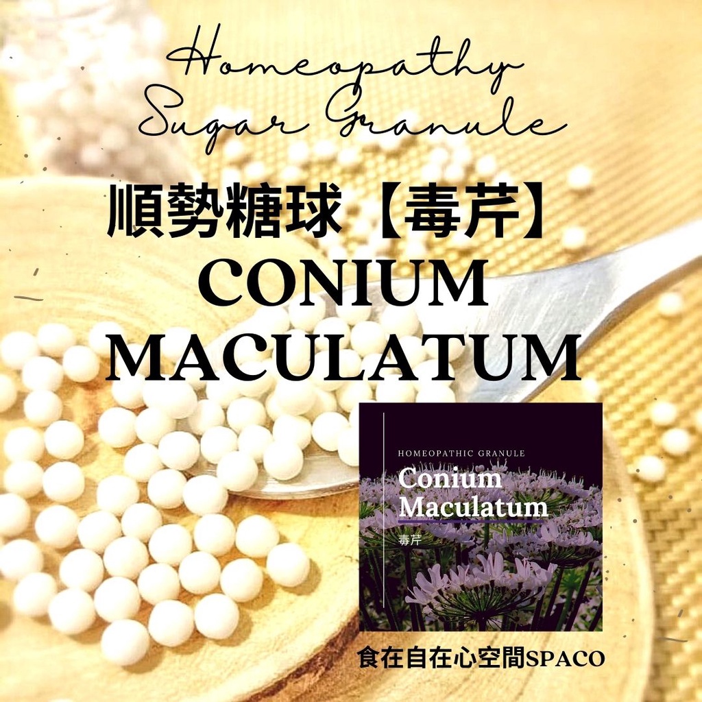 順勢糖球【芹葉鉤吻 獨芹●Conium Maculatum】Homeopathic Granule