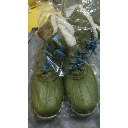 軍人綠色native防潑水毛毛內裏（ 鞋內裡底除外）短靴