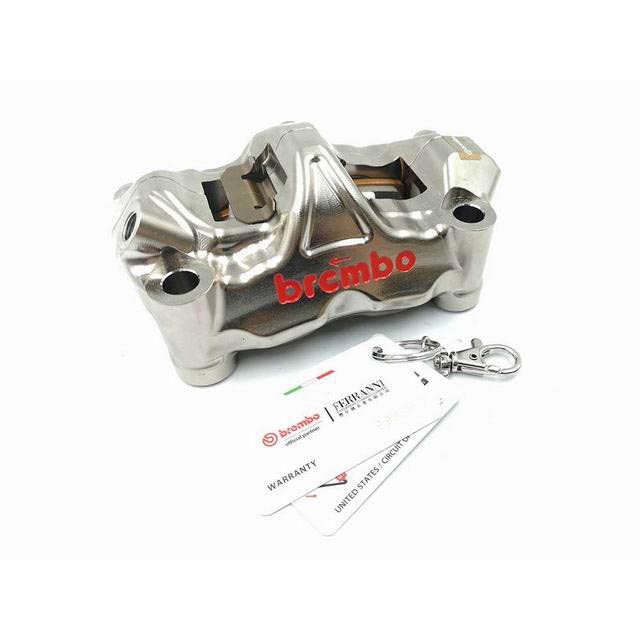 BREMBO GP4-RX 高性能 鍍鎳輻射對四卡鉗組 對四卡鉗 (左+右) 130mm 鍍鎳 公司貨 ★朝幸機車行★