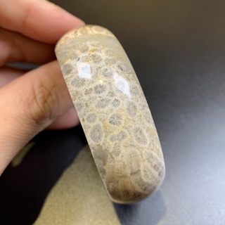 珊瑚玉 手鐲 又稱 菊花石 A128-內徑53mm-版寬20.2mm