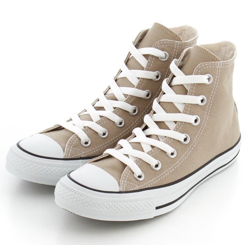 converse 奶茶色 高筒 24.5