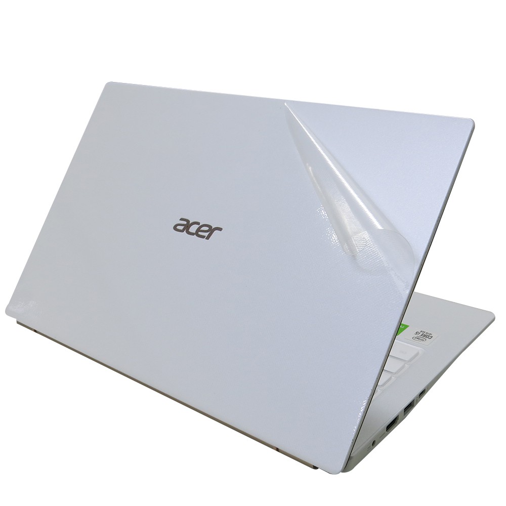 【Ezstick】ACER SF514-54 SF514-54GT 白色機 透氣機身貼 (含上蓋貼、鍵盤週圍貼、底部貼)